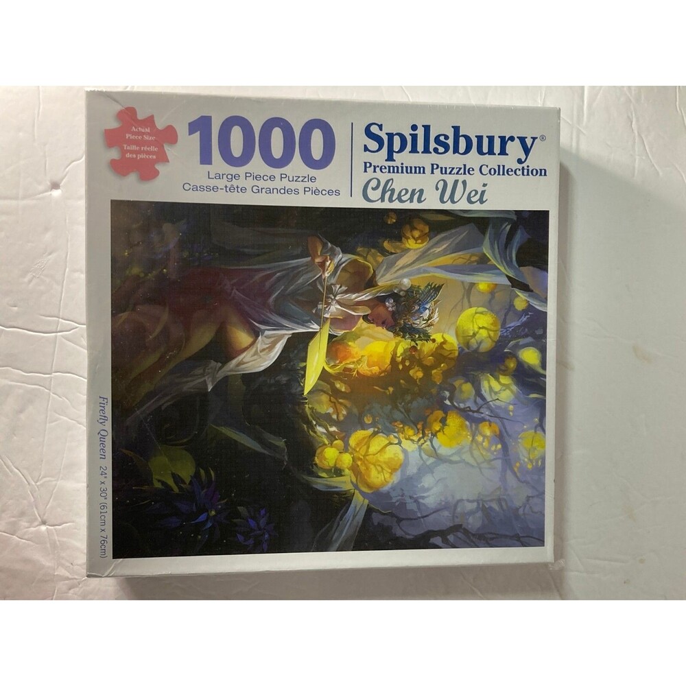 SPILSBURY 100 PIECE PUZZLE CHEN WEI "FIREFLY QUEEN" NEW IN BOX 24"x30"